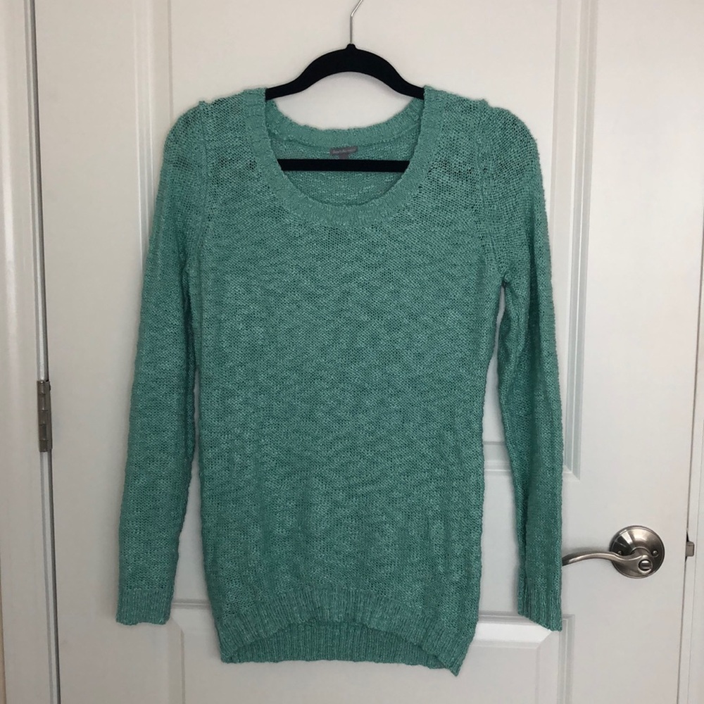 Charlotte Russe Seafoam Green Crew Neck Sweater | Size Small
